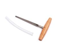 mophrati Cello Guitar 1/30 Peg Hole Reamer with Handle Musical Repairing Wood Tools Steel Accessory Professional Woodworker