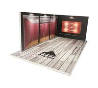 mophrati Charming 1/24 Scale Car Garage Display Cabinet Offers Enthusiasts Reliable Solutions For Showcasing Variety Of Collectibles Scene Model Table Decoration Collectibles, Red, 20.4x11.6x7.9cm