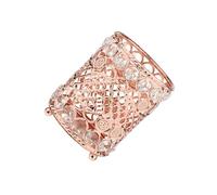 mophrati Chic Crystal Makeup Brush Holder Elegant Storage Solution Provides Stylish Organization for Eye Cosmetic Accessories Crystal Makeup Brush Holder Storage Organizer