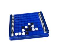 mophrati Classic Reversi Portable Board Game Enjoyable Strategy Fun Kids Teens And Family Gatherings Black And White Side.Suitable For Two Players. Clamping , without penalty disc , 27x22.5x2.3cm