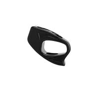 mophrati Climbing Equipment Adjustable Rappelling Gear Lightweight Durable Fall Device Rope Grip Clamp Accessories Rappelling Gear 8.9KN Rope Grab Aluminum Holder, Black, 6.3x2x3.4cm