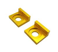 mophrati CNC Aluminum Chain Adjuster Block 15mm Chain Adjuster Block Tensioner Designed For ATV Enthusiasts Riding Dirt Bikes Alloy Tensioner , Gold , 15mm