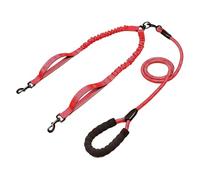 mophrati Comfortable And Safe Dog Chain Leash For Large Dogs No More Strangulation Worries Dog Accessories Nylon Harness, red