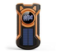 mophrati Compact And Portable Radio With IPX5 Water Resistance Hand-crank Power Generation For Multi-functional Emergency, orange