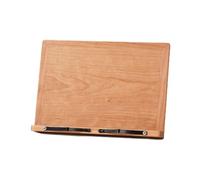 mophrati Compact And Versatile Bookshelf Small Spaces And Organizing Books Wood Book Clip Reading Tool Computer Support Rack, Pure Bamboo Primary, large size