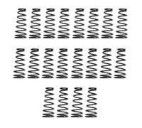 mophrati Complete Guitar Pickup Adjustment Spring Set Featuring 20 Durable Springs Suited For Electric Guitar And Bass Bridge Tailpieces Bridge Tailpieces Saddle Spring, Black