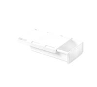mophrati Convenient And Space-Saving Desk Drawer Storage Solution And Pull-out For Easy Access Pasted On Desktop Drawer In White, small size