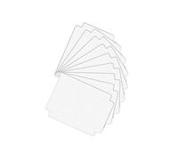 mophrati Convenient Solution with Trading Card Dividers Set Separating Cards Easily for Various Games Ensuring Cards are Neatly Stored Every Time Accessories Supplies Index, White, 9.3x6.8cm