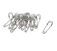 mophrati Conveniently Packaged Heavy Duty Safety Pins Spring Lick Pin Quilting Crafting Jewelry Spring Lick Pin Fasterner Crafts Stainless Steel Safety
