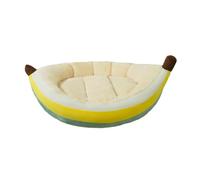 mophrati Cozy Cat Bed Banana Soft Washable Nesting Cushion Ensuring Comfortable Resting Space For Pet Cat Bed Is Designed In Fun Banana Shape Dog Cushion Pet
