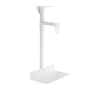 mophrati CPU Stand Adjustable Computer Safe And Stable Long-lasting Durability Carbon Steel Universal Chassis Bracket Case Holder, white