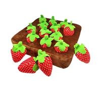 mophrati Creative Strawberry Doll Strawberry Dog Toy Ensures Comfortable Fabric Along With Fun Shape Features Promoting Pet Happiness And Joy Garden Plush Toy Pull Out