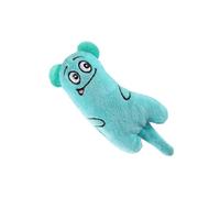 mophrati Cute Cat Toys Funny Interactive Plush Mini Catnip Chewing Indoor Outdoor Pet Scratch-resistant Lightweight Party, Green, 10.5X5.5X3.5CM