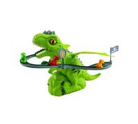 mophrati Dinosaur Climb Stairs Toy Track Slide Toy Offers Fun and Learning Through Electric Dinosaur Roller Coaster Racing Experience Electric Climbing Stair Set for Kids