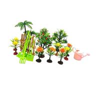 mophrati Discover Creative Play With Miniature Garden Plants And Realistic Mini Figurines Miniature Garden Set Model Trees For Children Cognitive Toy Decoration Plant Toy Children Gifts, 20 pieces