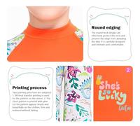 mophrati DIVE SAIL Wet Suit Girl Shorty UV Swimsuit Kids Short Sleeve Round Neck One-pieces Swimwear Children Wetsuit, Orange, L