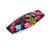 mophrati Diving Strap Cover Universal Applications Designed To Hair During Water Activities Including Swimming Snorkeling Diving Strap Cover Mask Straps For Back Of Head, Black, 9x18cm