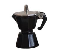 mophrati Dollhouse Miniature Kettle Kitchen Appliance Amazing Gift Idea For Miniature Collectors And Children Metal Coffee Pot Is Must-have Accessory For Dollhouse Collection, Black, 25x30x16mm
