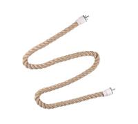 mophrati Durable Climbing Rope Paw Grinding Toy Engaging Birds Enhances Overall Wellbeing Rope Is Pet Toy Specially Designed For Birds Standing Bird Chew Chewing Accessories, wood color, M