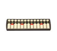 mophrati Durable Learning Abacus Calculator 13 Columns Math Tool For Kindergarten Pupils Chinese Math Calculation Toys Education Toys Arithmetic Tool Portable 5 Beads
