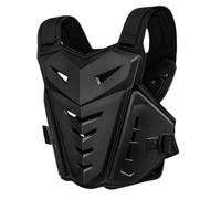 mophrati Durable Motorcycle Chest Guard Vest Breathable Comfortable Easy To For Active Adults To Provide All Round Comfortable Shock Resistant Motorcycle Chest Guard Vest Uses, Black