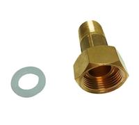 mophrati Durable Pneumatic Hose Connector Brass Water Meter Connection Tails Connectors Offer Resilience and Reliability Push Tap Fittings Air Hose Tube Pipe Connector