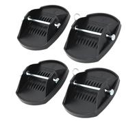 mophrati Durable RV Trailer Pads Easy To Install Wheel Foot Leg Support Adapter High Strength Portable Accessories For Users Leveller Wheel Foot Leg Support Stand Adapter