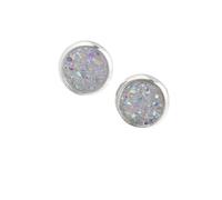 mophrati Earrings Stainless Steel Fashionable Eardrops Beautiful Classic Ear Studs Gorgeous Gift Birthday Party Wedding, White