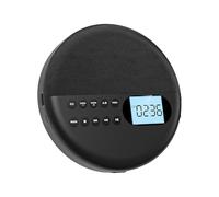 mophrati Easy-To Controls Personal Cd Player With Versatile Playback Versatile Playback Options ABS Personal Cd Player Portable, black