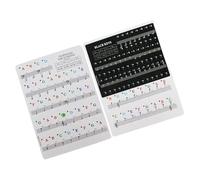 mophrati Easy To Read Piano Keyboard Stickers For Kids Learning Piano Gifts Clear Labels Suitable For 88/61/54/49 Keys With Easy Removal Stickers Keyboard Note