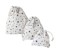 mophrati Eco-Friendly Drawstring Bag for Sustainable and Responsible Lifestyle Cloth Shopping Bag with Drawstring Large Capacity, Star