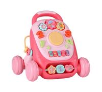 mophrati Educational Activities Baby Music Learning Toy Interactive Fun Features Push Walking Center Designed For Toddlers Push Baby Walking Musics Educational Activities, pink, 17.5x18x21cm