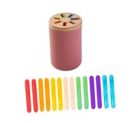 mophrati Educational Sorting Matching Toy Fine Motor Engages Young Minds In Color Discrimination While Developing Early Recognition Skills Color Shape Sorting Toy Wooden Activity Center, Style B