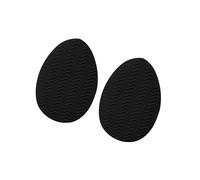 mophrati Effective Non-Slip Rubber Shoe Pads for High Heels with Self-Adhesive, Round Head Black