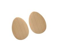 mophrati Effective Non-Slip Rubber Shoe Pads for High Heels with Self-Adhesive, Round Head Khaki
