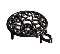 mophrati Efficient Teapot Warmer Heavy Duty Stand Practical Gift Thoughtful Accessory For Friends And Family Gatherings Teapot Warmer Cast Iron Tealight Stand Yard Patio, Style B