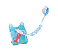 mophrati Elastic Toddler Walking Strap with Anti Lost Wrist Link Reflective Straps Safe Playtime and Rigorous Adventures Safe Leash Child Walking Strap Security Leash, Green, 22.5x23.5cm