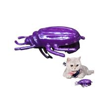 mophrati Electric Cat Toys Play Cockroach ABS Pointer Fun Cockroach Loop Entertainment Mouse Game Interactive For