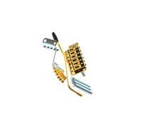 mophrati Electric Guitar Bridge Tremolo System Kit Features Enhanced User Experience With Compatibility For Standard Guitars Electric Guitars Tremolo Bridge Set Spare Parts, Gold, 83.5x40mm