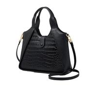mophrati Elegant Cow Leather Purse For Women Stylish And Durable Fashion Lovers Large Capacity Original Designed Real Leather Bag, Black