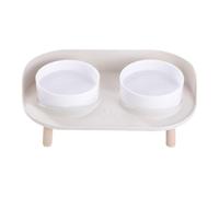 mophrati Elevated Cat Bowls With Stand Rods Multi Purpose Pet Dishes Easy Feeding And Drinking Experiences Kittens And Other Small Pets To Feeding Easier. Detachable Food Dispenser Dog Supplies