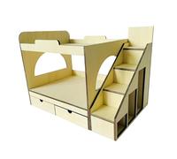 mophrati Enjoy Versatility With Miniature Bedroom Furniture For Architecture Models For Display And Saving Space. Miniature Wooden Traditional Loft Bed Furniture