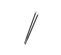 mophrati Ergonomic Drumsticks Designed With Double Heads Drums And Percussion Offering Premium Sound Experience With Every Hit Percussion Drum Sticks Felt Head, Black, 42.3x3.5x1.3cm