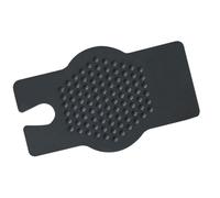 mophrati Erhu Practicing Pad Silencing Mat Offering Exceptional Feel Reduces Noise During Artistic Sessions Grainy Texture Erhu Non Slip Pad Musical Instrument Accessories, Black, 13.5x6.5x1.5cm