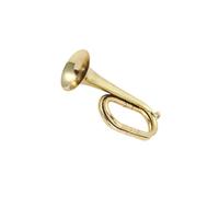 mophrati Exceptional Sound Trumpet Bugle With Mouthpiece Brilliantly Polished Brass Bugle Gift For Friends And Performers Scouting Trumpet Western Winds Instrument