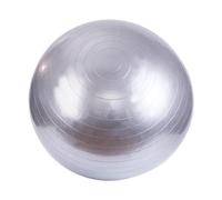 mophrati Exercise Ball Working Out Balance Ball Chair Premium Stability For Improved Posture Yoga Improved Posture And Relieving Lower Back Anti Burst Slip Resistant Stability Women, Silver, 75CM