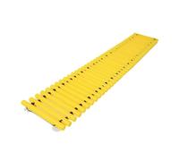 mophrati Experience Enhanced Stability With Bridge Balance Board With Suction Cups Suitable For Kids Encouraging Healthy Growth Baby Outdoor Balance Interactive Play Lightweight, yellow, 150x28.5cm