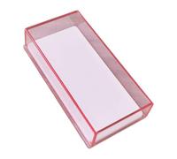 mophrati Eyelash Storage Holder Cosmetic Large Capacity Eyelash Box Provides Ample Space For Favorite Extensions Storage Box Acrylic Large Capacity Travel, Pink, 7.5x14x3cm
