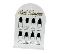 mophrati False Nail Tip Showing Holder Convenient Showcases Nail Art Ideas And Patterns Effortlessly Living Room False Tip Showing Holder Art Accessory, Style A