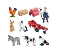 mophrati Farm Animals Figurines Toy Set Creative Learning In School And Home Environments Each Figure Is Hand Painted And Sculpted By Experts Which Ensures Authenticity